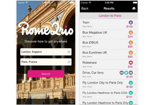10 apps rome2rio