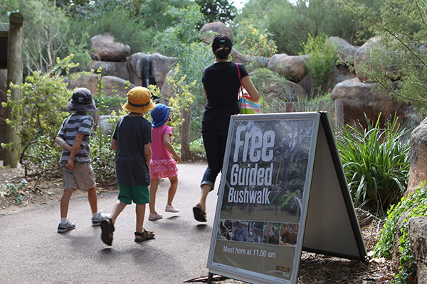 perth zoo bushwalk
