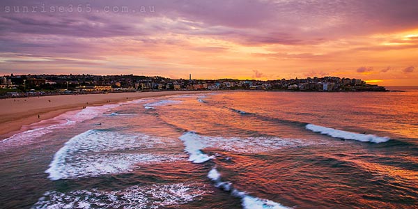 sunrise in sydney bondi beach 2