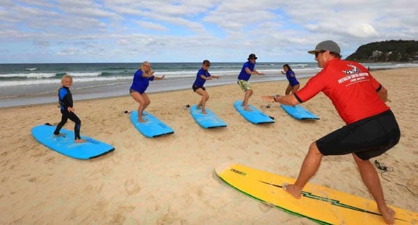 surfing lessons