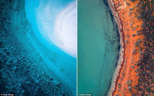ve dep tren cao bien ningaloo turquoise